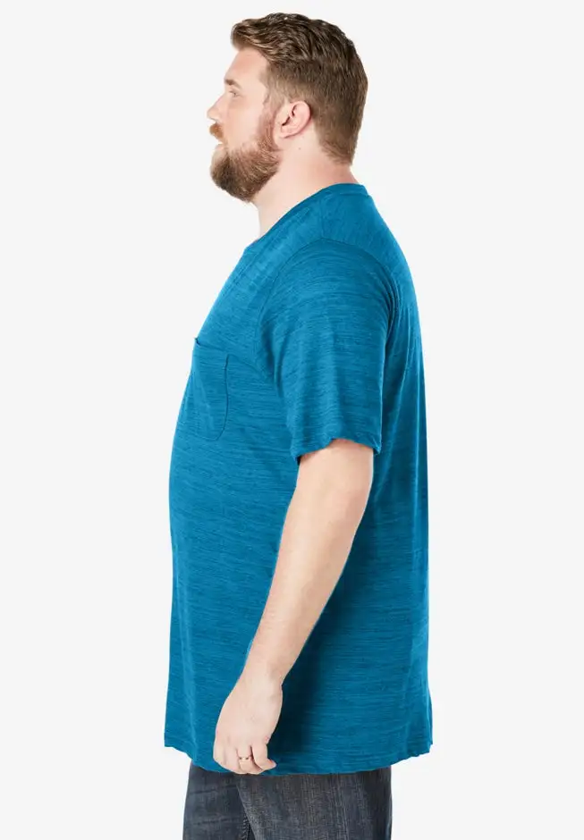 Heavyweight Longer-Length Pocket Crewneck T-Shirt