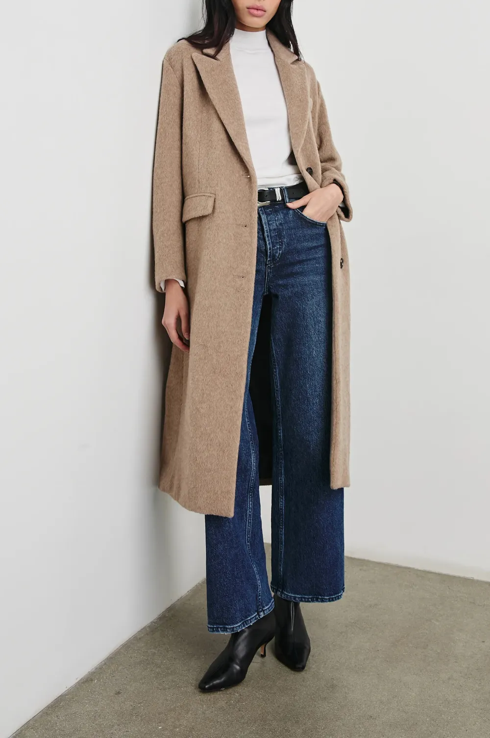 Alpaca Wool Blended Warm And Padded Women's Coat