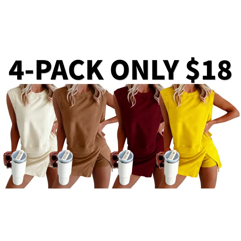 Women Two 2 Piece Skirt Sets Summer