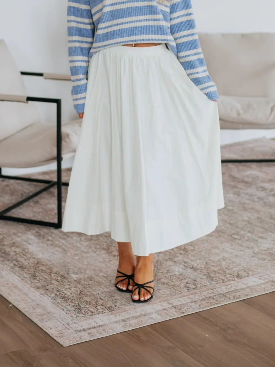 Flowy Midi Skirt