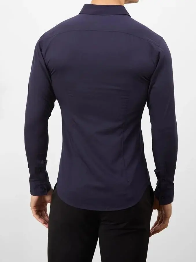 Mid Blue Soft Comfortable  Blouse