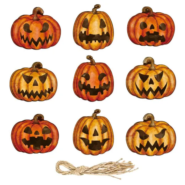2023 Halloween Pumpkin Ornaments Pumpkin Pendants Halloween Decoration For Home Kids Favors Happy Halloween Party Decor