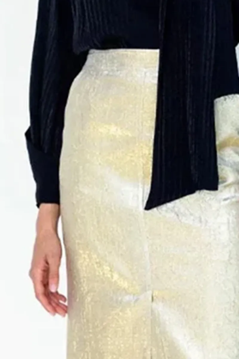 Elegant Style High Waist Midi Skirts