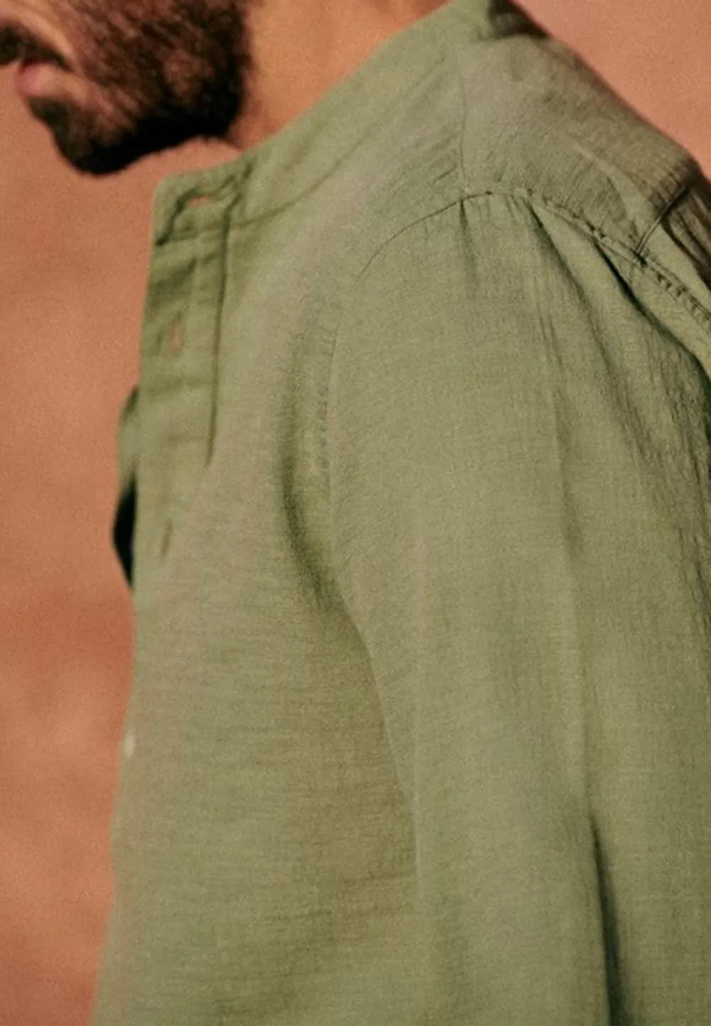Mandarin Collar Shirt
