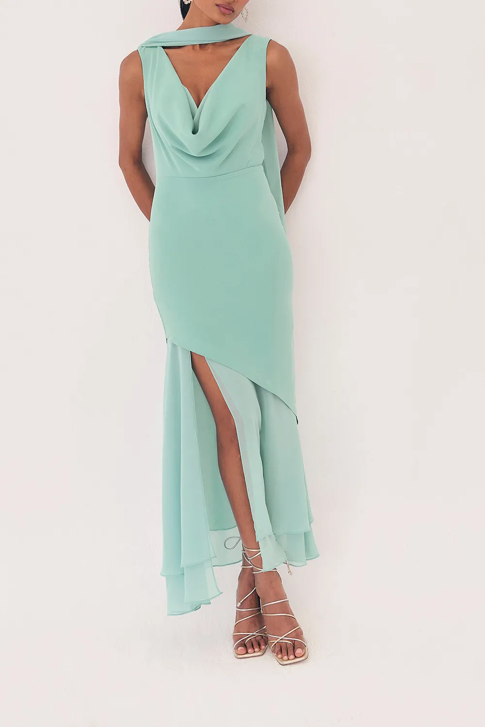Tulle Fishtail Dress