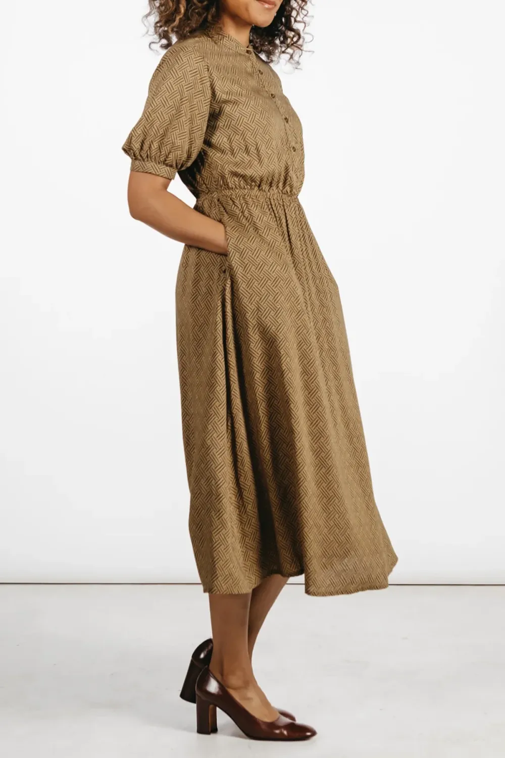 Daily Loose Crew Neck Dress