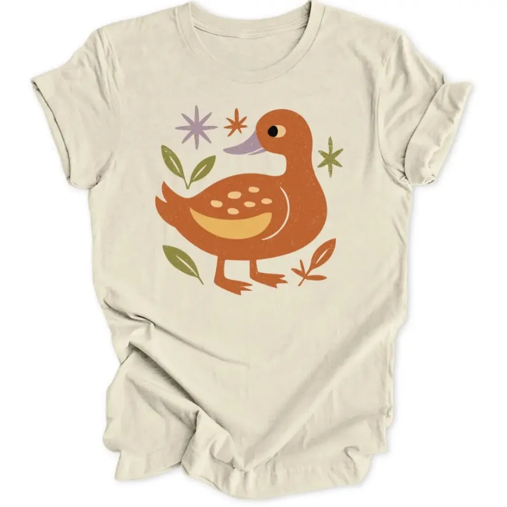 Folk Art Duck Unisex T-Shirt