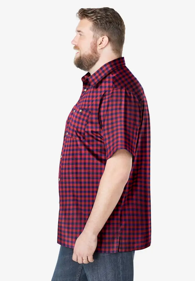 Check Short-Sleeve Sport Shirt