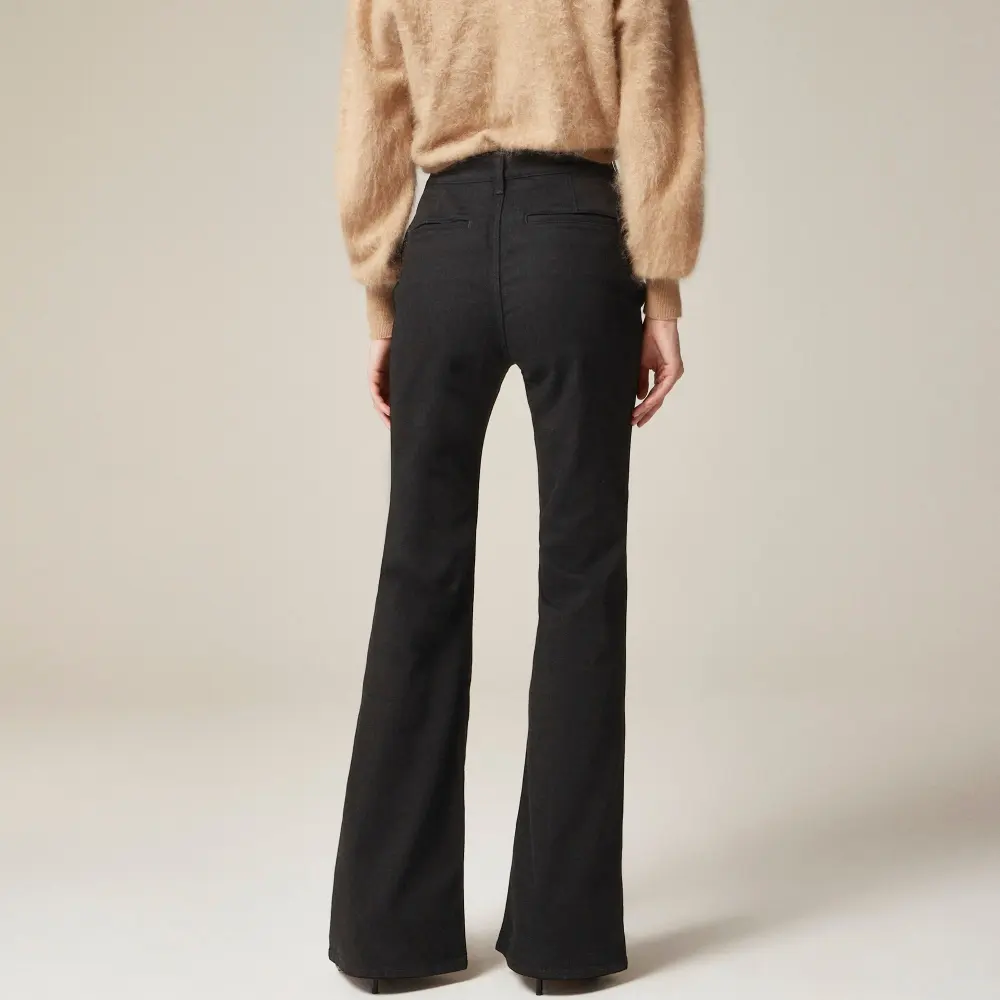 High-Rise Semi-Stretch Flare Jeans