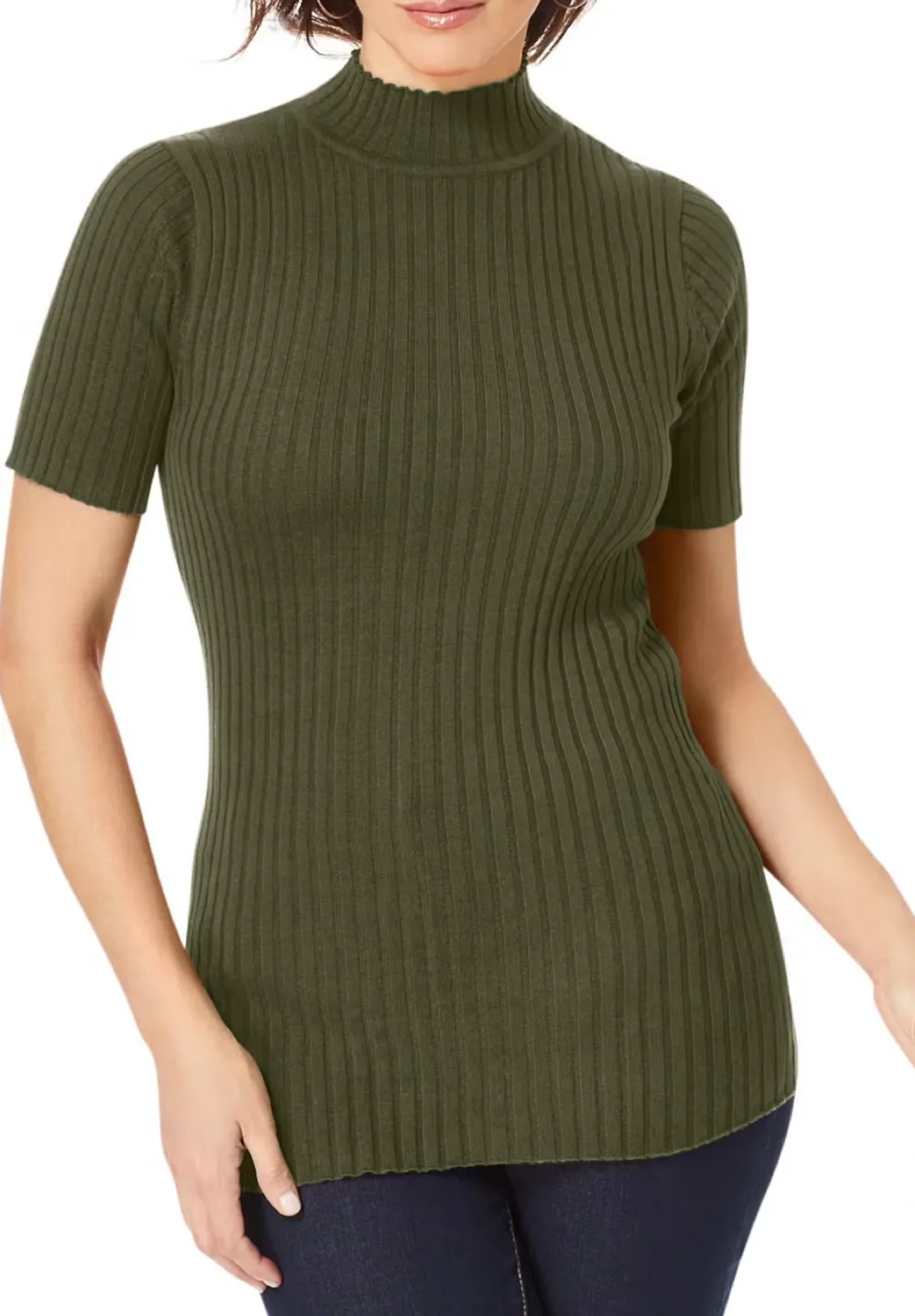 Cotton Short Sleeved Sweater