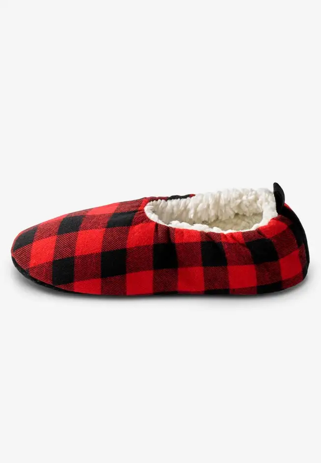 Sherpa lined sock slipper