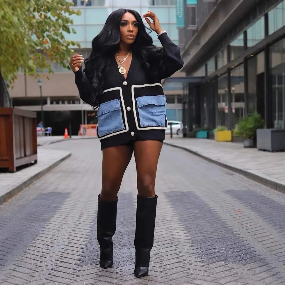 Urban Muse Oversized Knit Cardigan