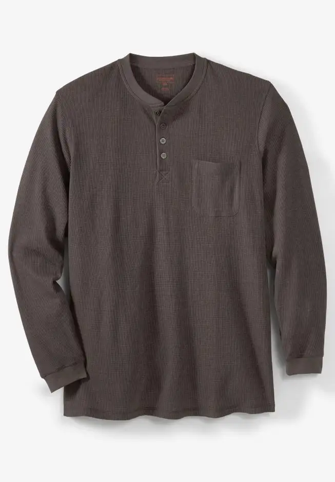 Thermal Pocket Longer-Length Henley
