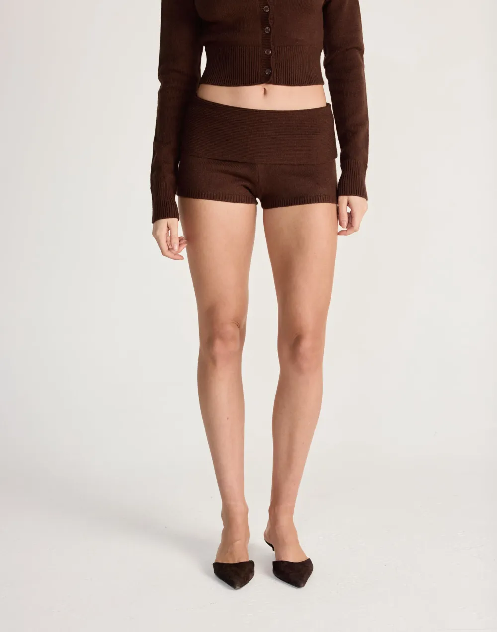 Basic Slim Low Waist Home Shorts