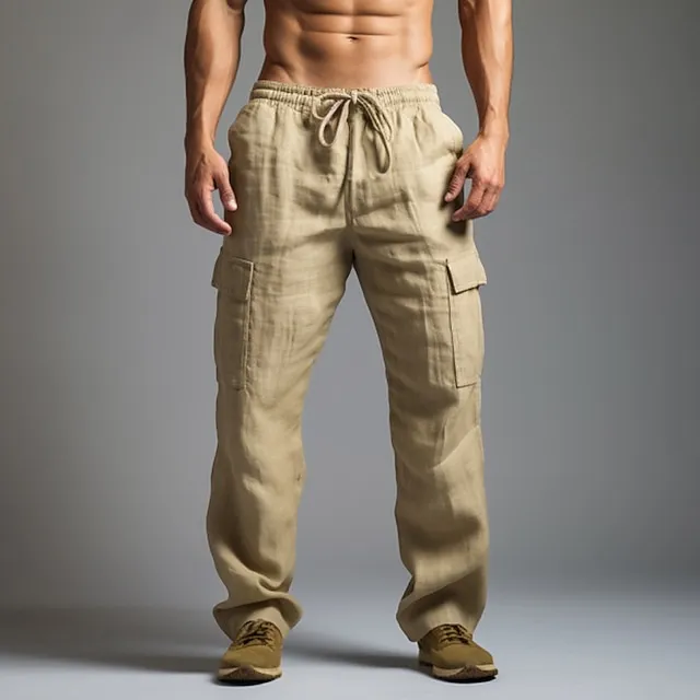 Men's Multi-Pocket Casual Cargo Trousers