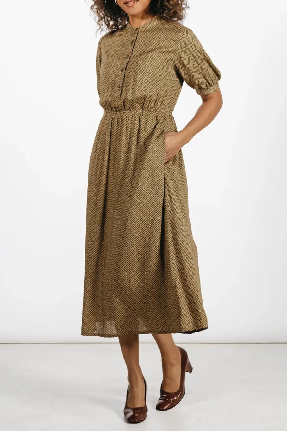 Daily Loose Crew Neck Dress