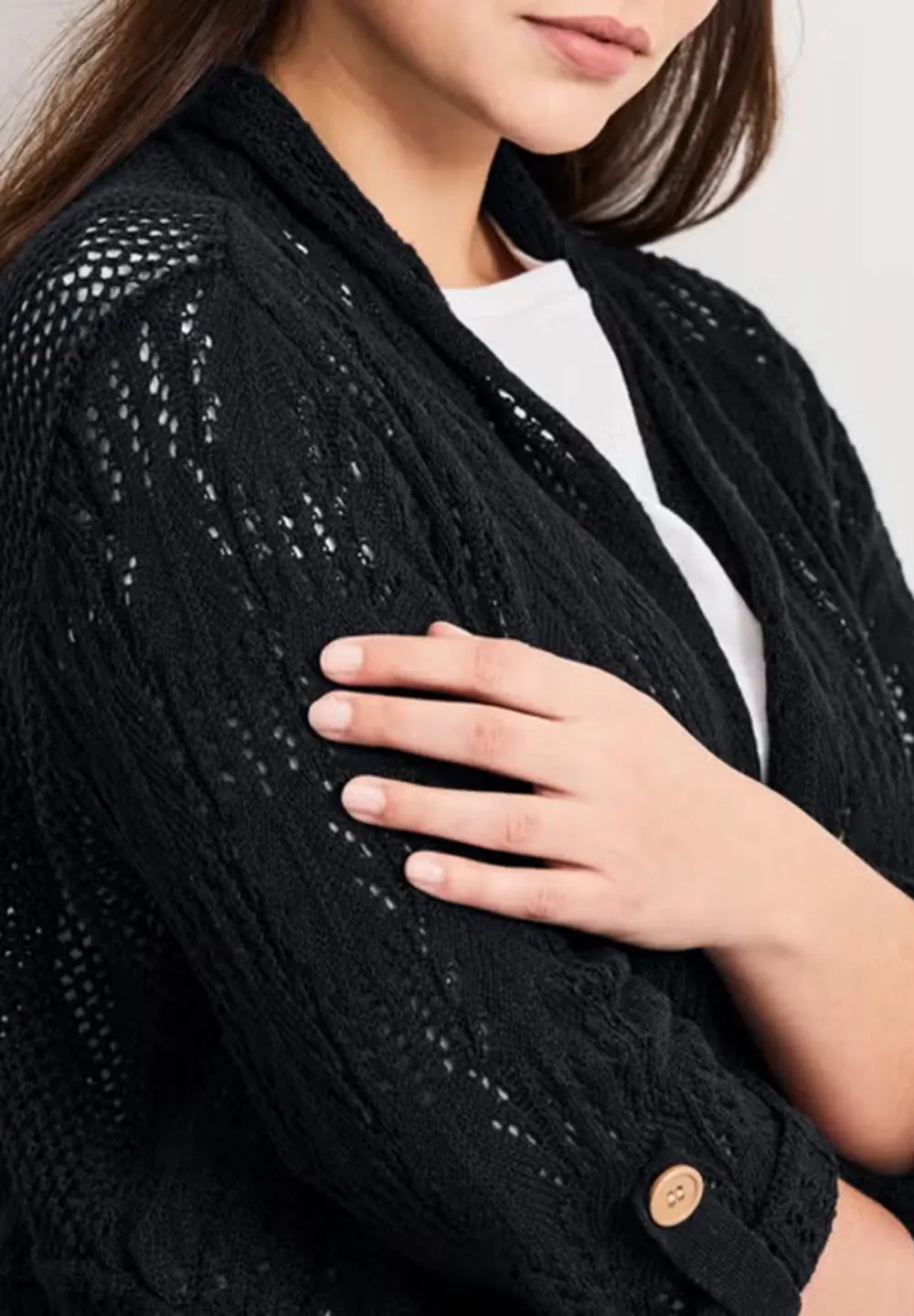 Irregular Hem Cardigan