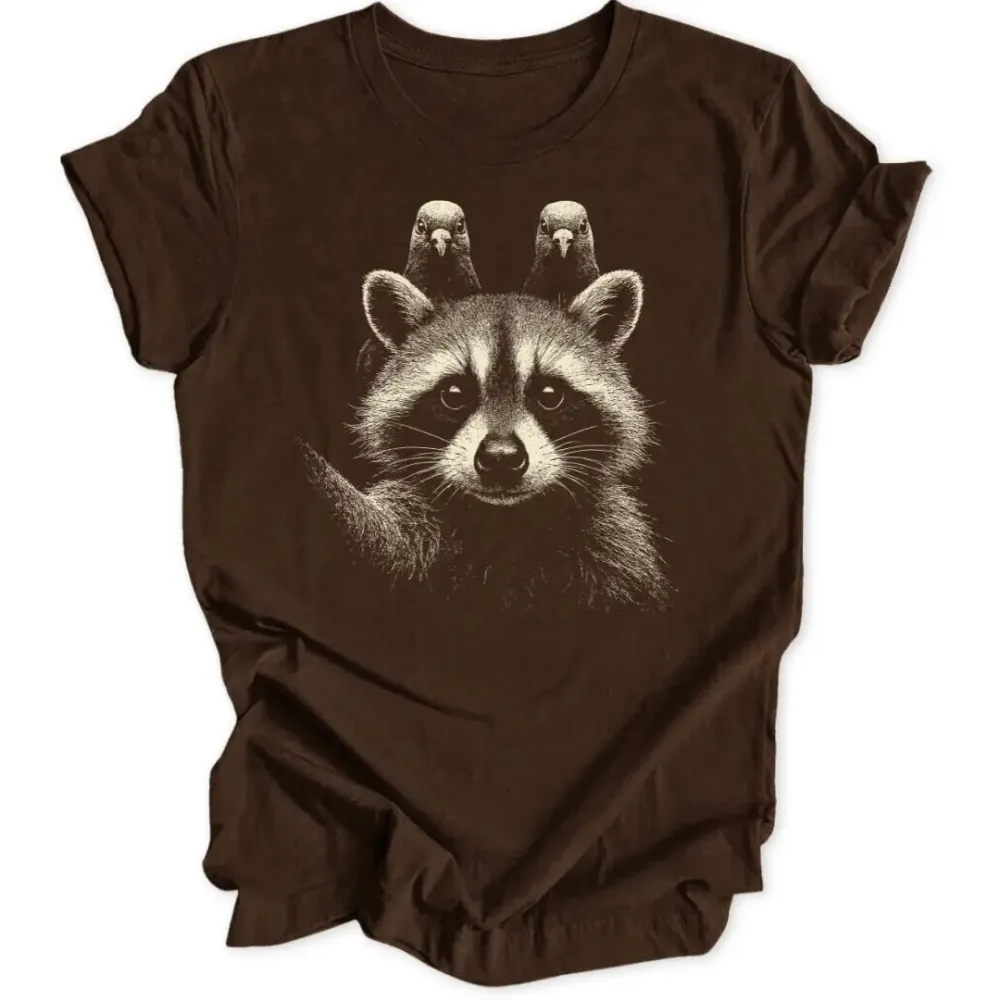 Raccoon Selfie Unisex T-Shirt