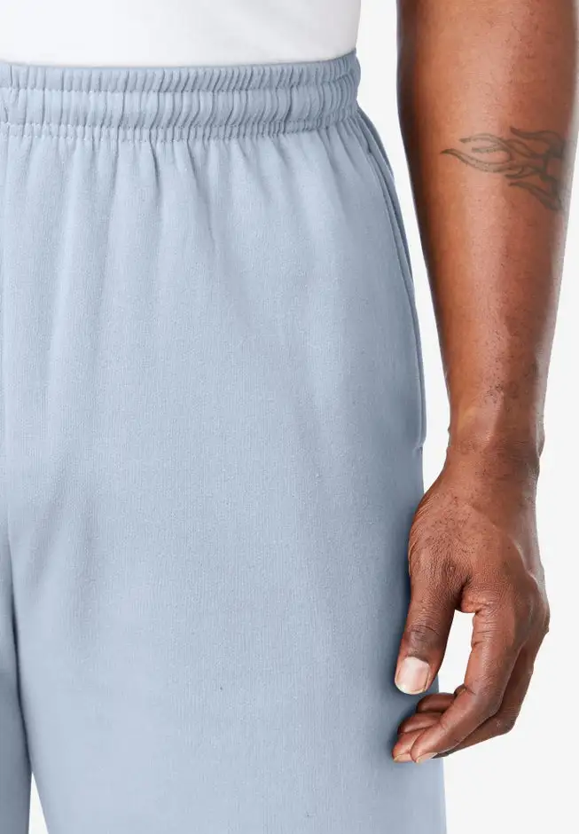 Fleece Open-Bottom Sweatpants