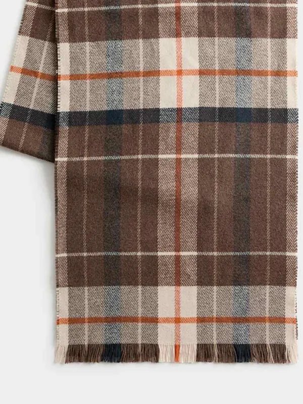 VINTAGE PLAID WARM SCARF