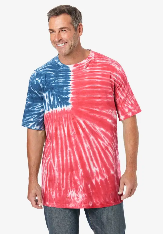 Lightweight Tie-Dye Crewneck Tee