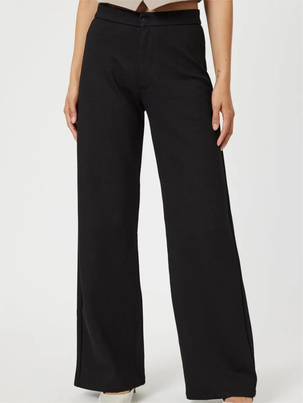 Cotton Wide Leg Pants