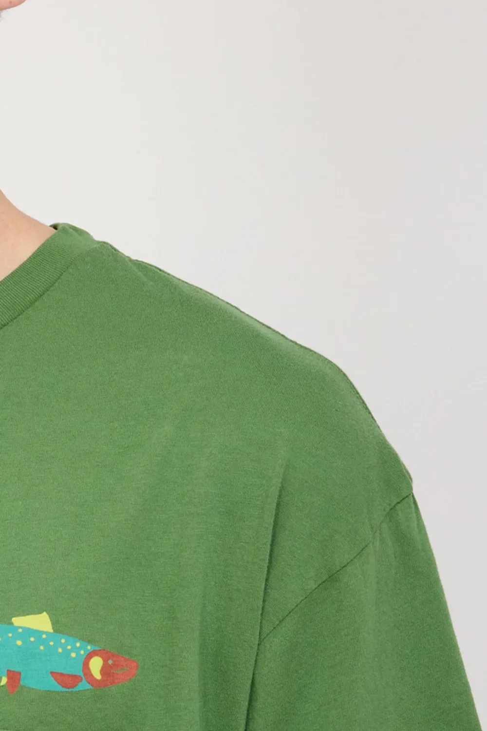 Hot Salmon Tee True Green