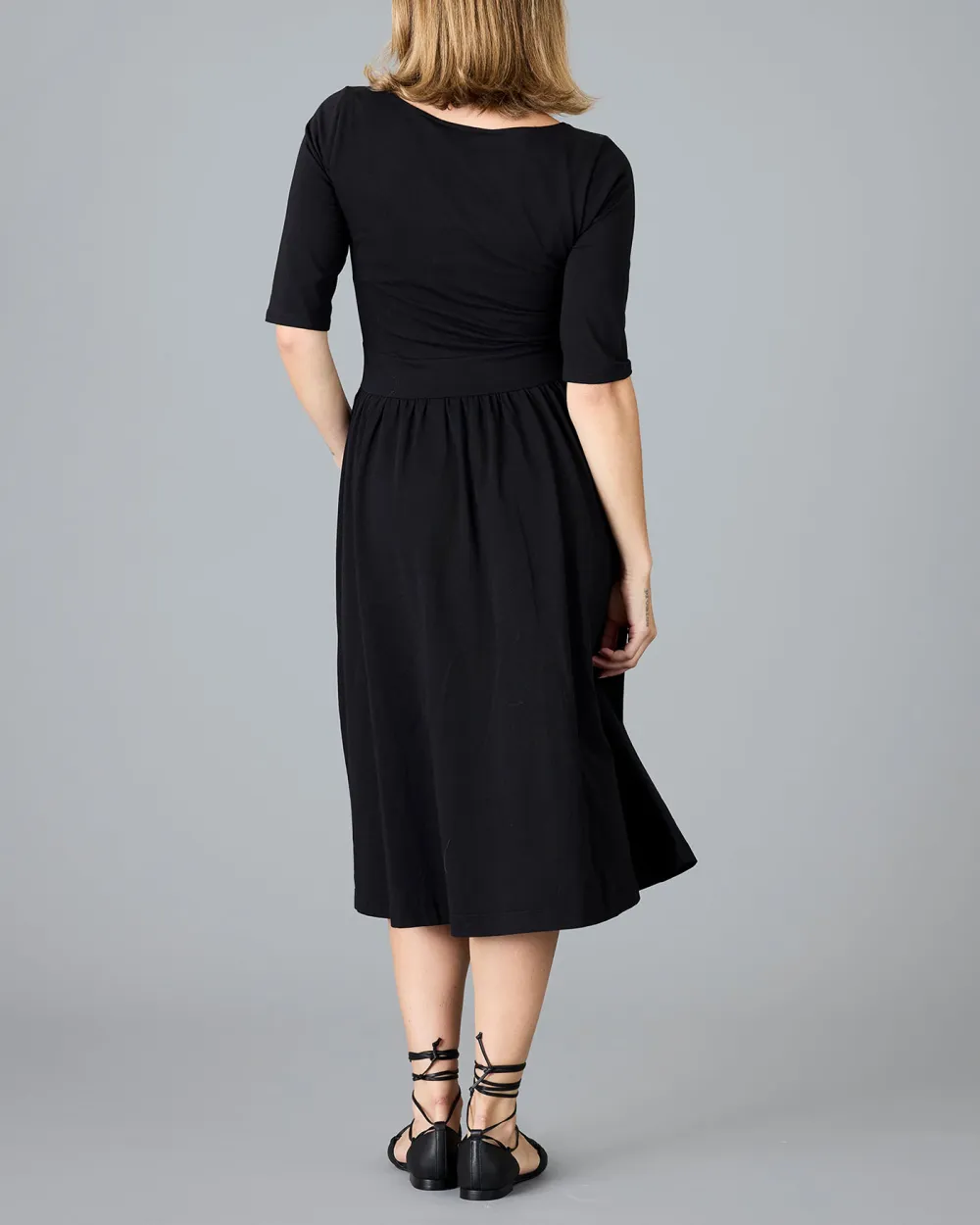 Mid Length Black Dress