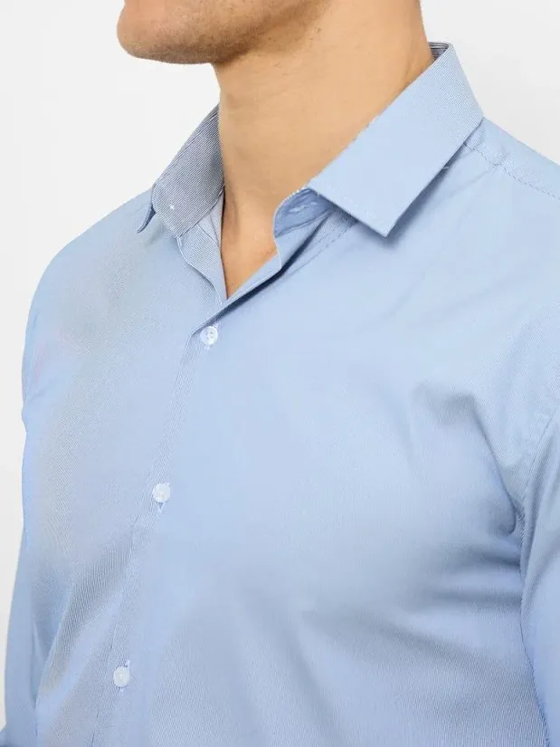 Navy Stripe Soft Comfortable Business Blouse
