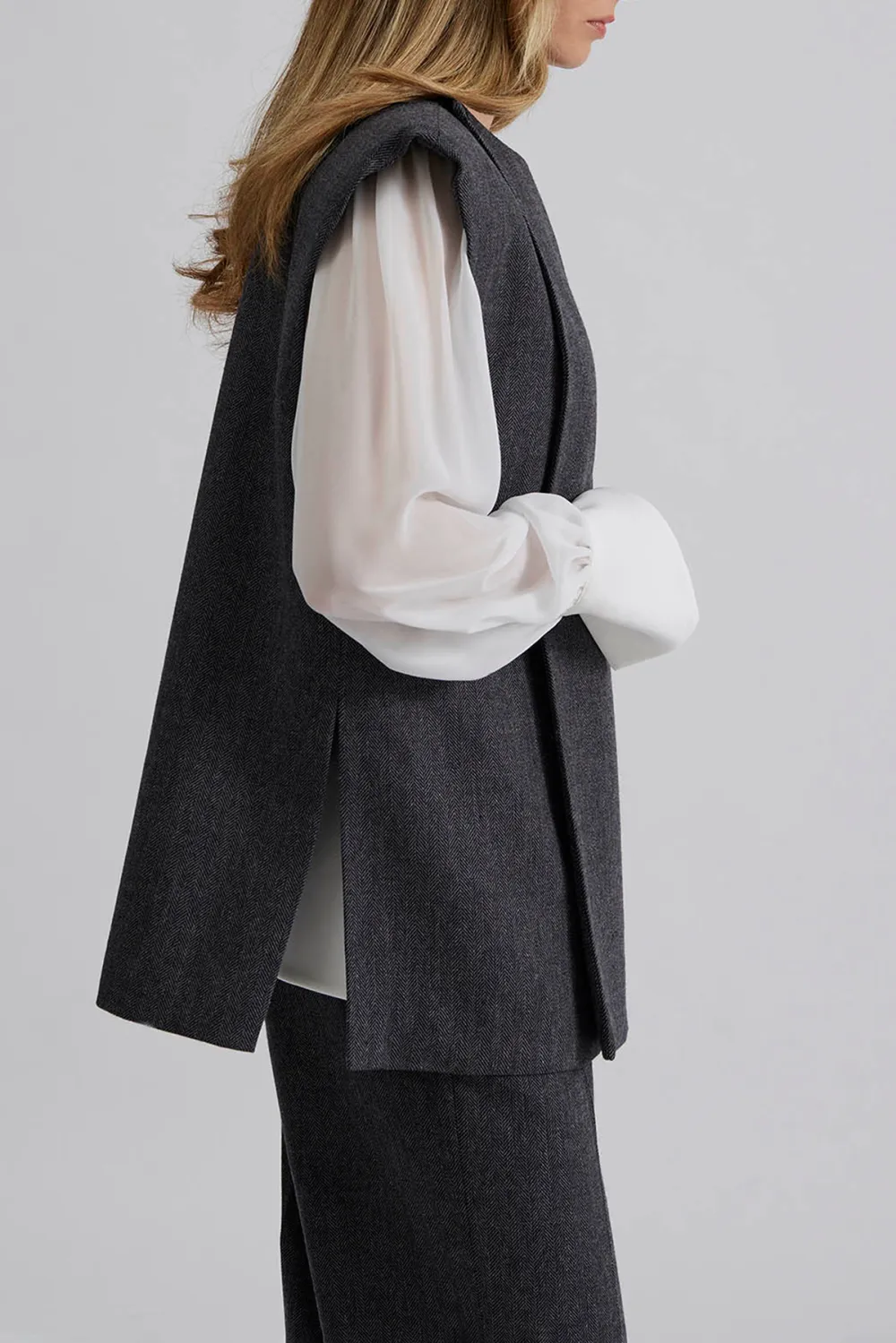 MARY VEST-Oversized vest