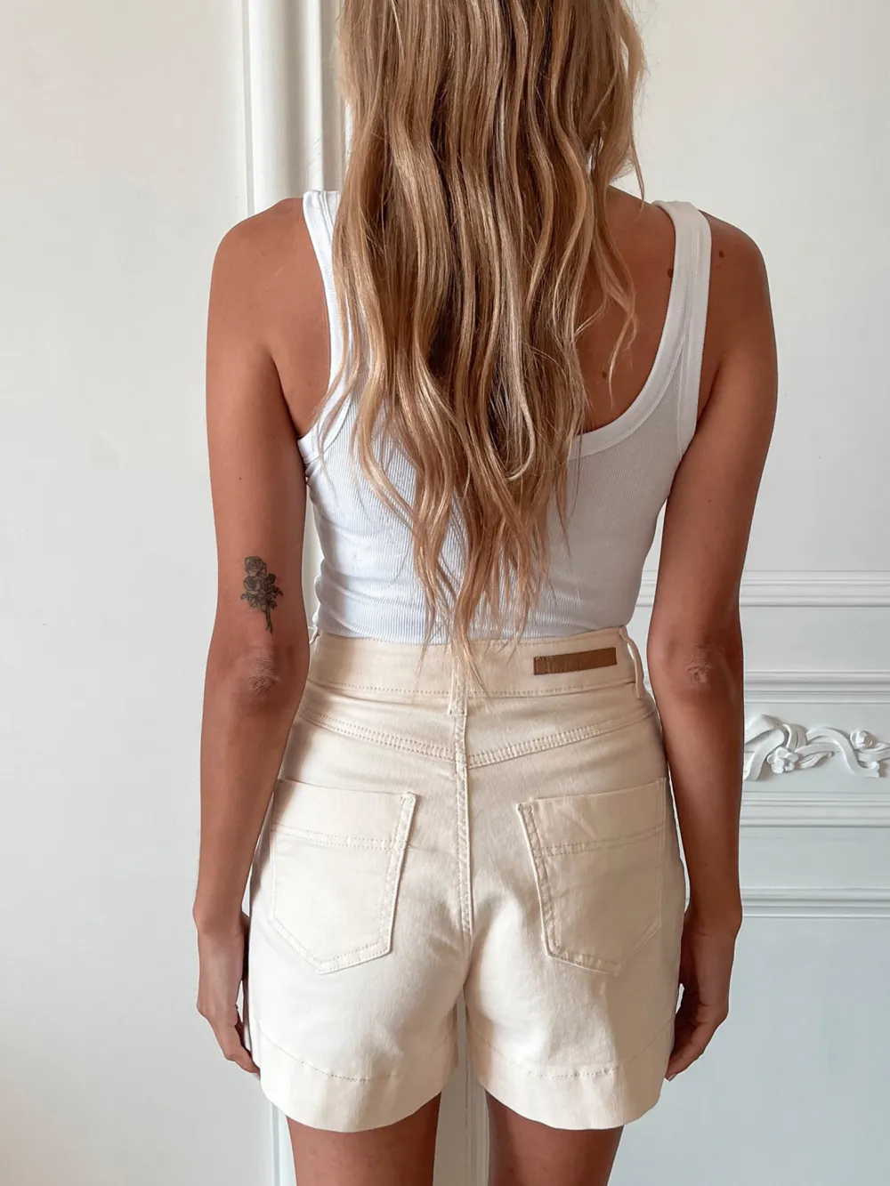 Cream Daily High Waist Shorts