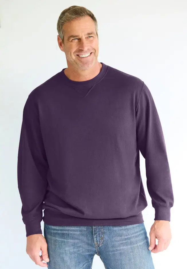 Ultra-Light Comfort Fleece Crewneck Sweatshirt