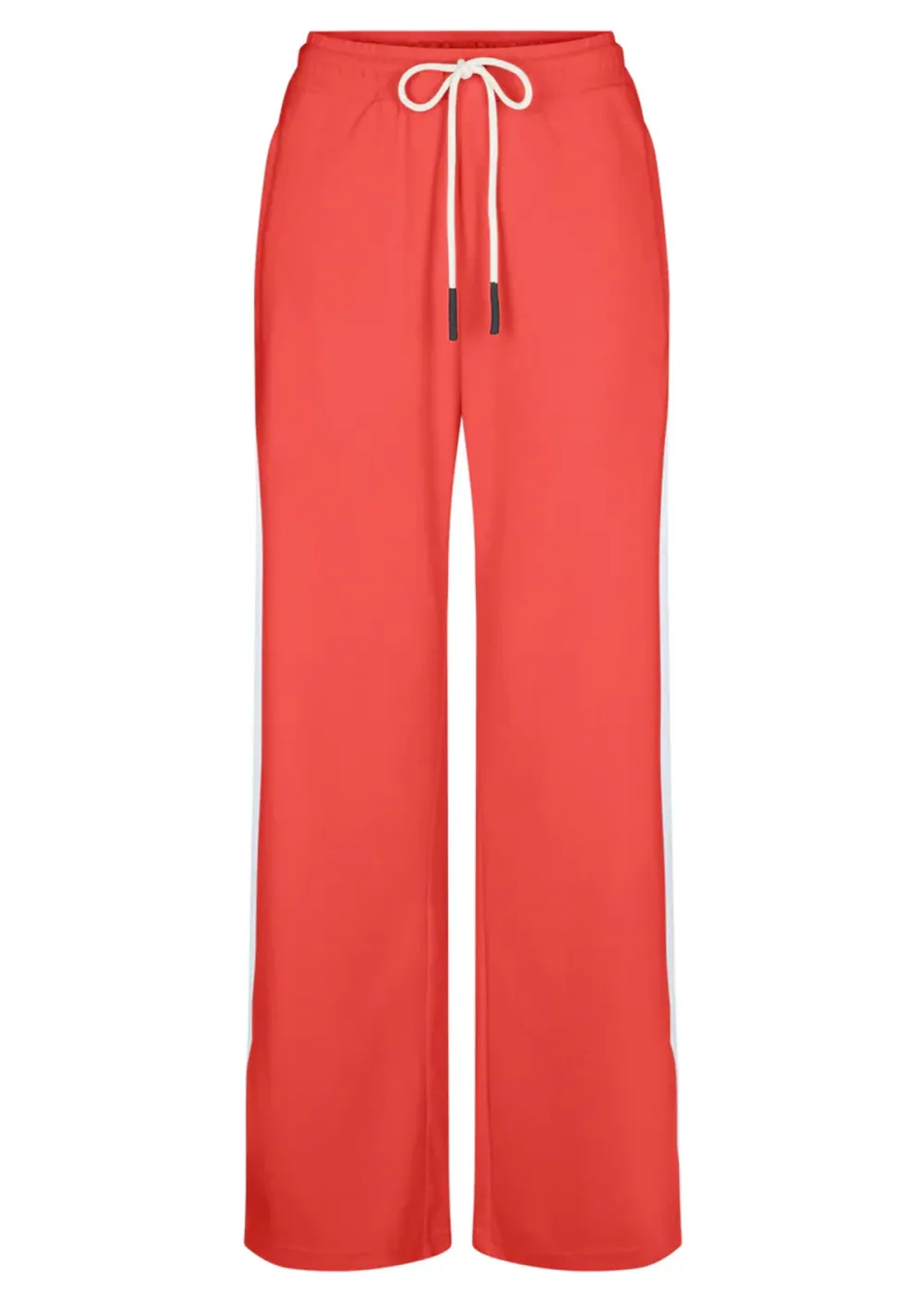 Red Terry Cloth Track Pants
