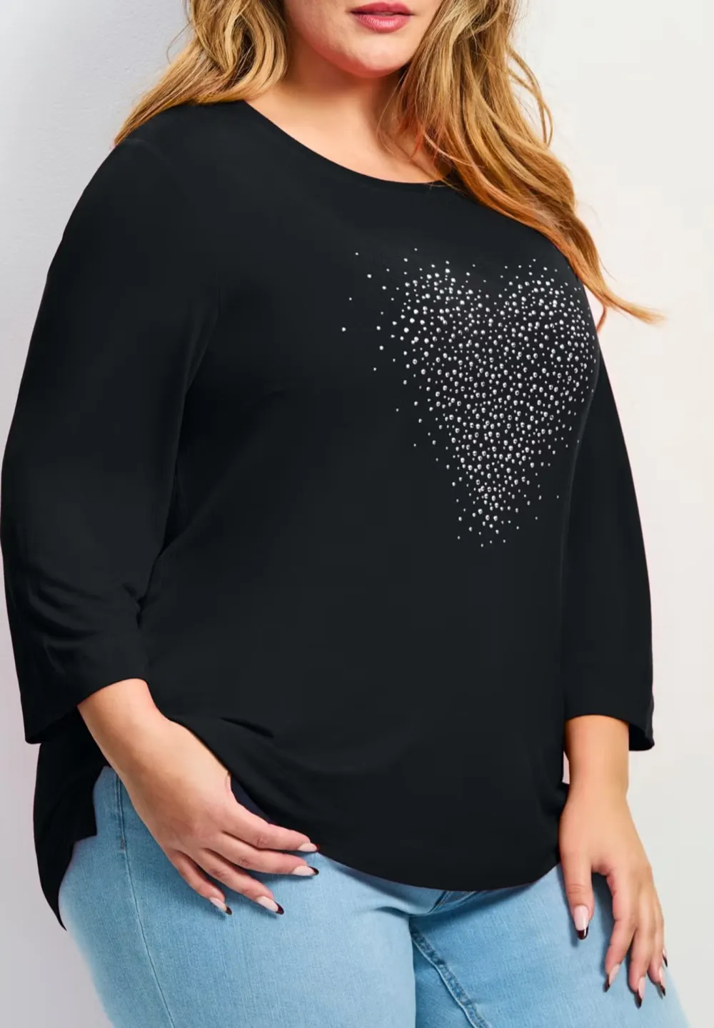 Round Neck Knitted T-Shirt
