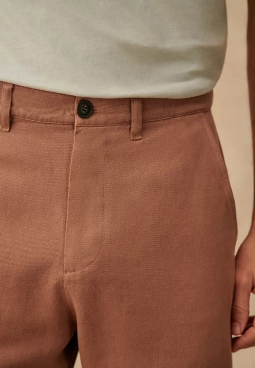 Straight Pants-Old Pink Denim