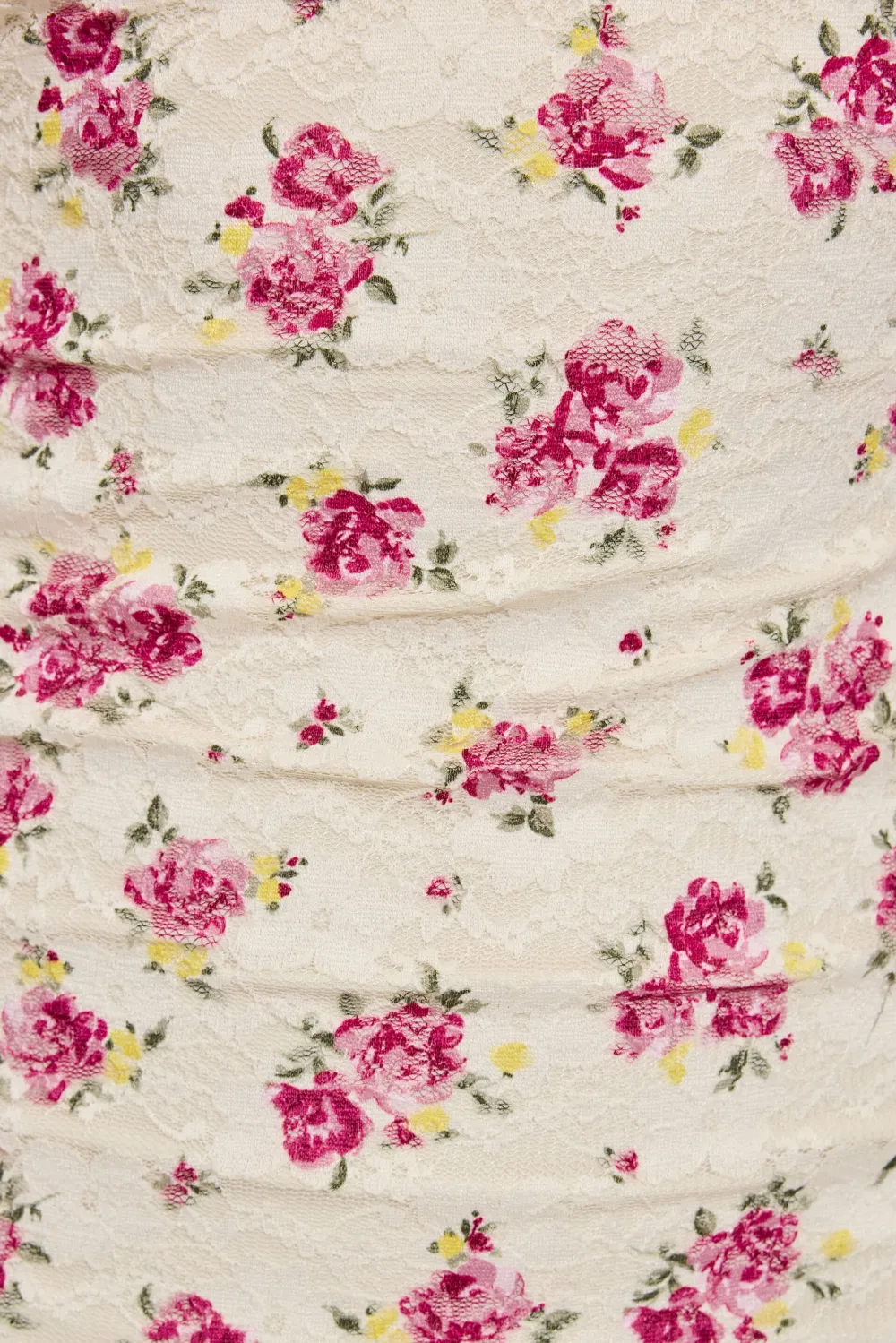 Lace Open Back Floral Maxi Dress