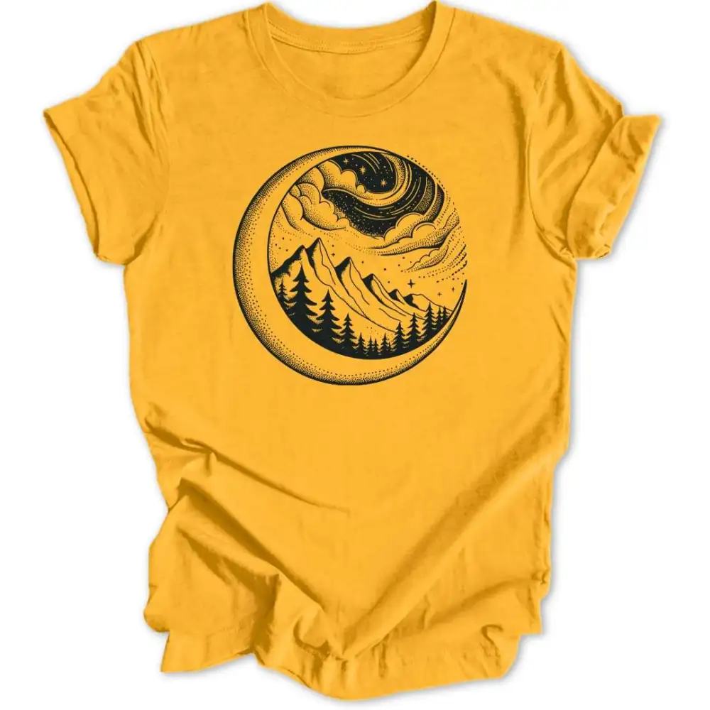 Moonlit Mountains Unisex T-Shirt