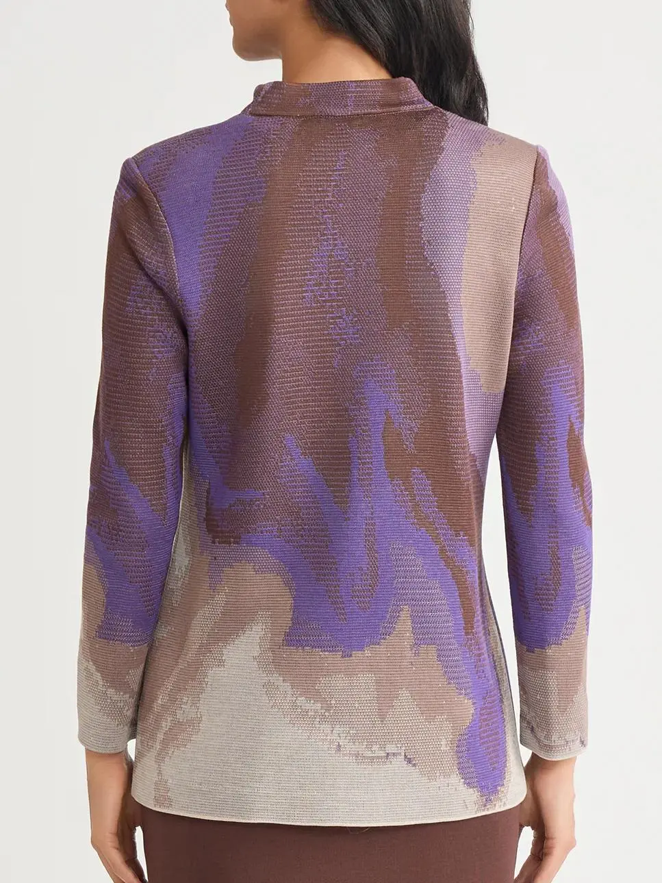 Medium To Long Jacquard Jacket