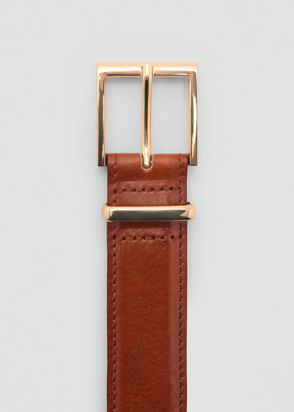 Casual Style Square Buckle Close Belts
