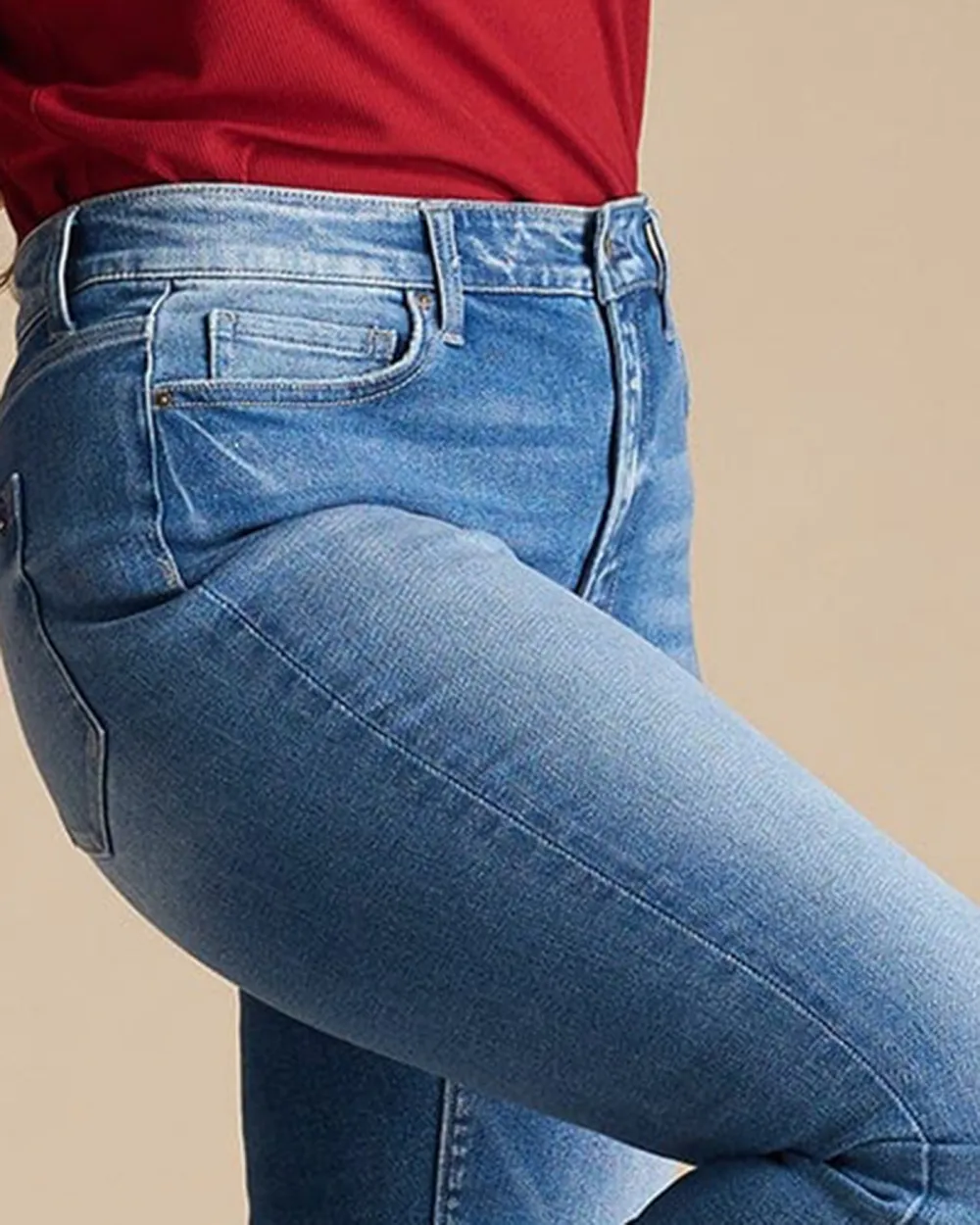 High Rise Ankle Skinny Jean