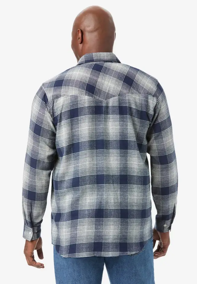 Western Snap Front Flannel Shirt