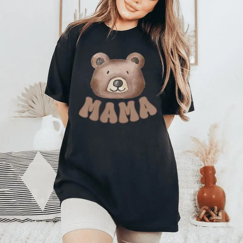Mama Teddy Bear 1St Birthday Boy Girl Family Matching Party Women's Oversized Comfort T-Shirt