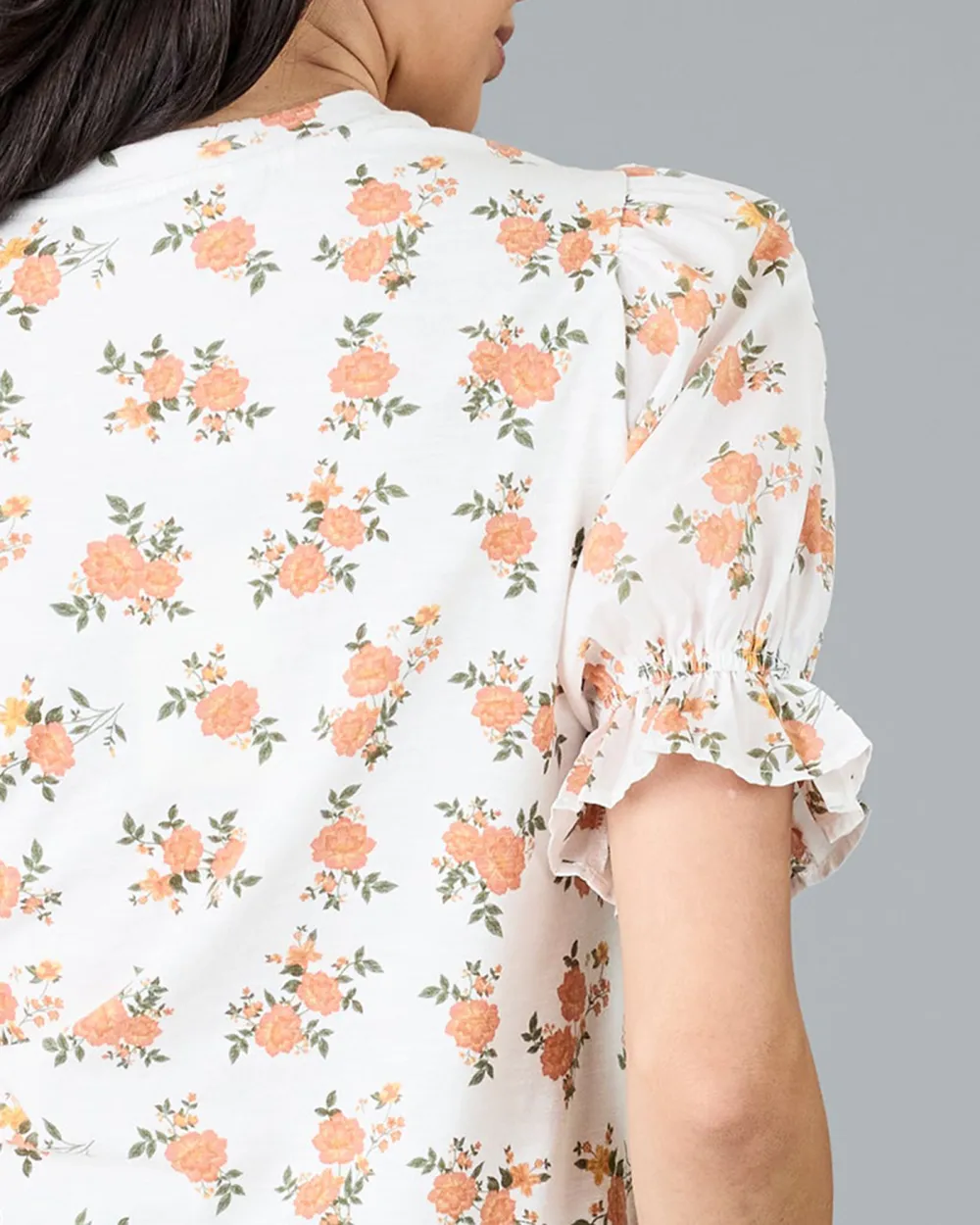 Small Floral Print Blouse