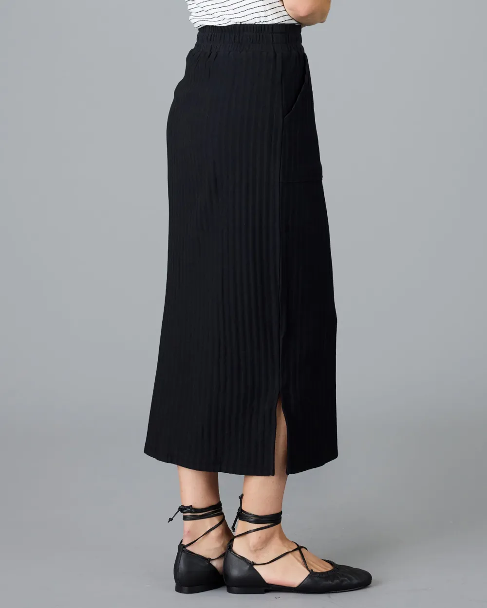 Black Midi Skirt