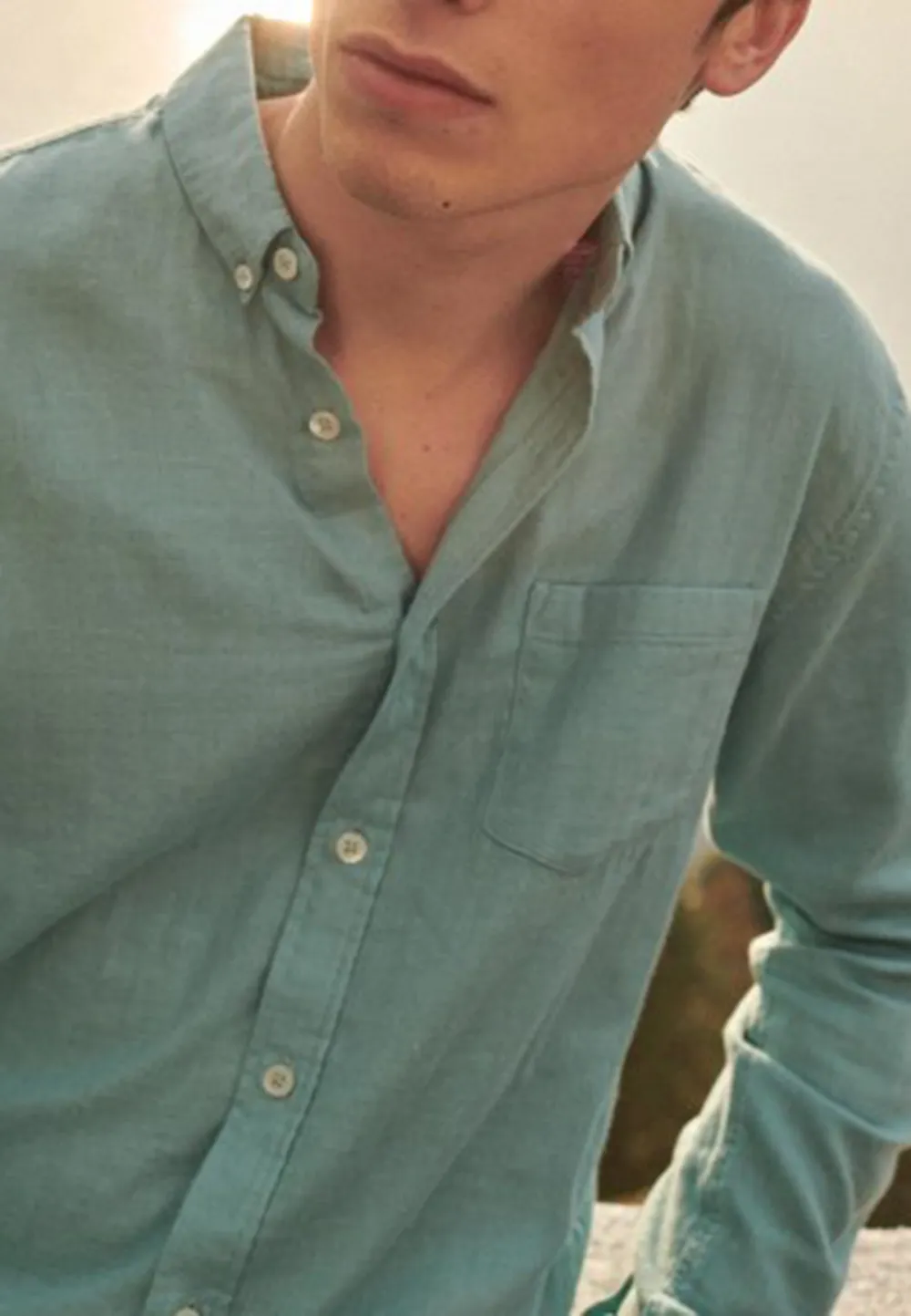 Adjustable Cuff Fastening Shirt