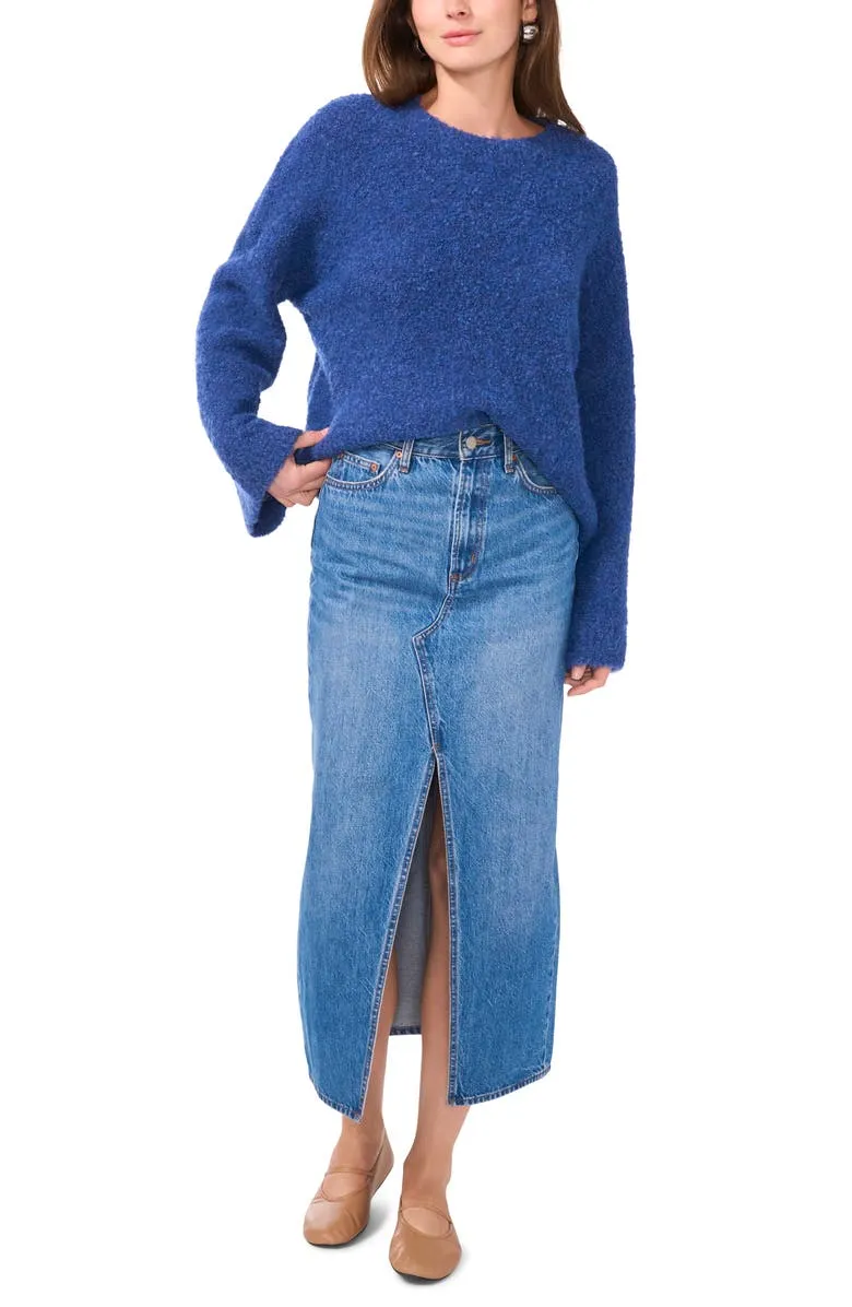 Crewneck Flare Sleeve Sweater