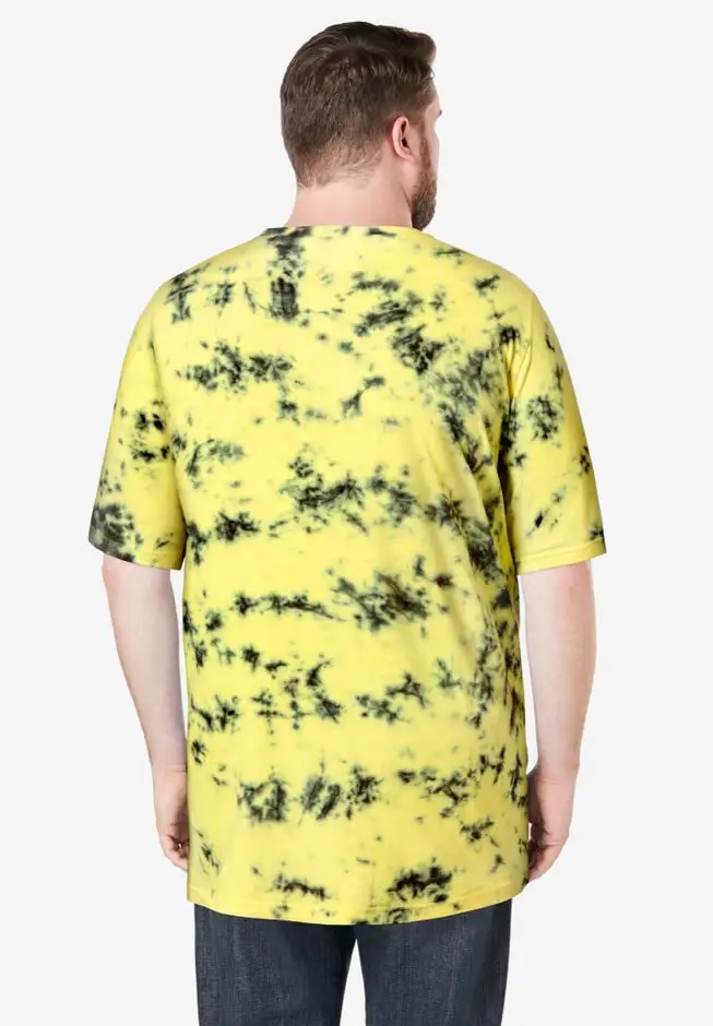 Shrink-Less Lightweight Longer-Length Crewneck Pocket T-Shirt