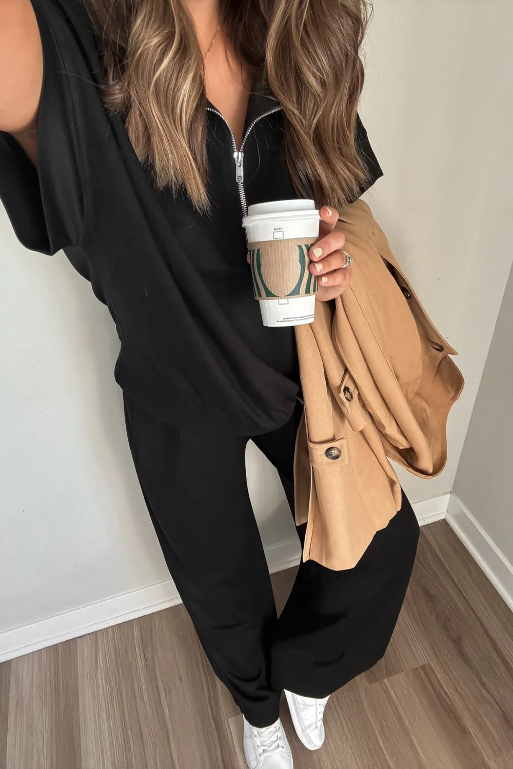 Laid Back and Comfy Half Zip Up Sweatshirt