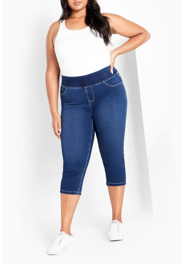Stretch Cropped Pants, Long Pants