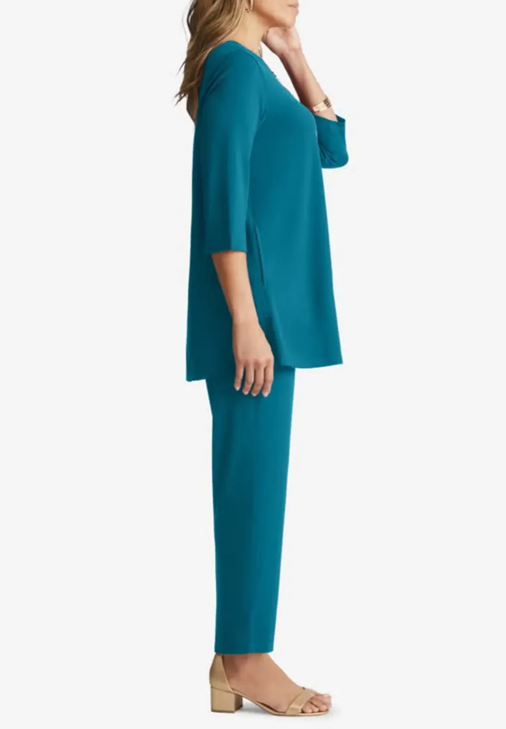 Crew Neck Stretch Knit Mega Swing Set